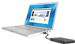 Connecting the module to a computer via USB